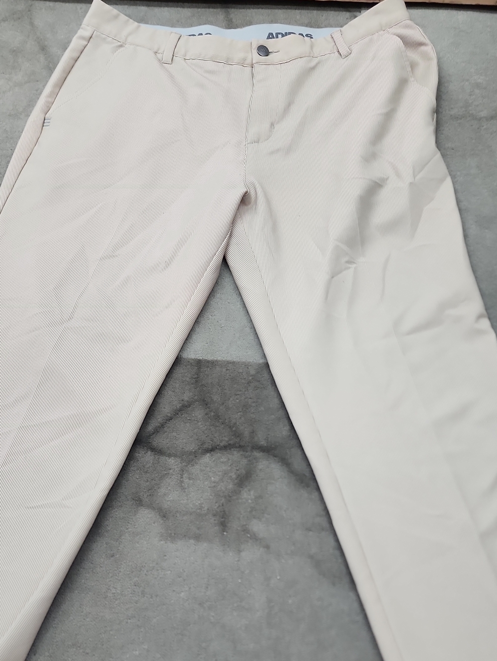 adidas Men's Light Beige Performance Pants